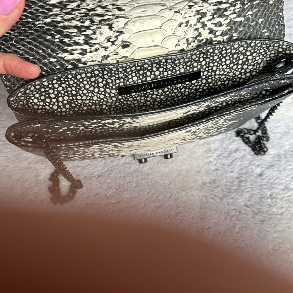 LOEFFLER RANDALL snake Python Embossed crossbody - Picture 9 of 10